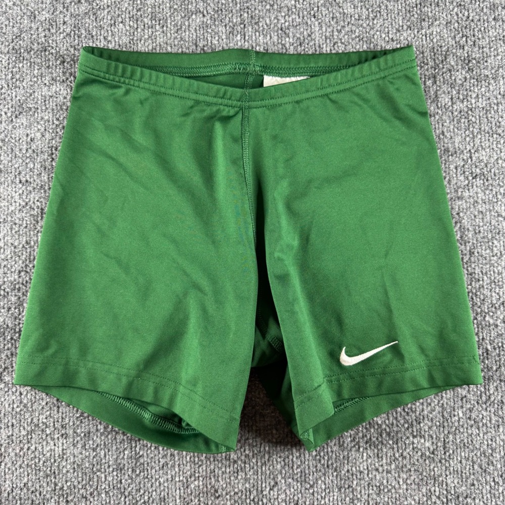 Nike Kids Dri-FIT Compression Shorts Green 535657-341 Size Medium